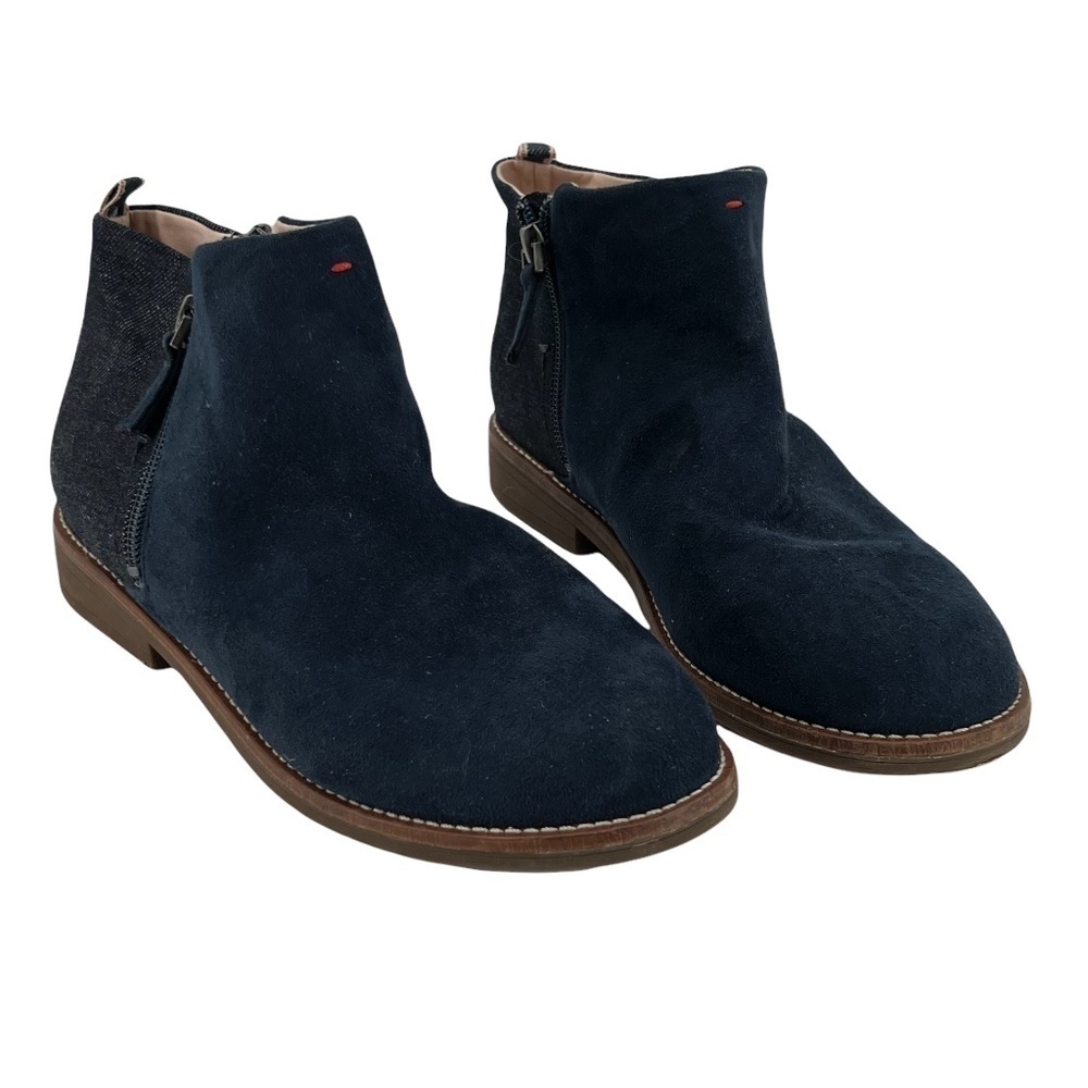 Love Glynn Blue Suede Ankle Boots Size 5 Girl’s